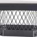 Shelter 9" x 9" Single Flue Bolt-On Chimney Cap, Fully Assembled, Galvanized Steel