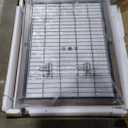 DWANTON Dog Crate Furniture with Cushion, Wooden Kennel Table with Double Doors, Indoor Dog House, Extra Large Size, 43.3" L, Greige