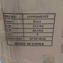 Upholstered Dining Chairs Set of 4, Button Tufted Parsons Dining Chair with Solid Wood Legs, Modern Fabric Side Chair for Dining Room/Kitchen/Restaurant/Hotel- Black