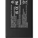 Rechargeable Battery Pack for Edge EM8 Series Cellular Trail Camera 5000mAh Lithium-Ion Battery for Moultrie Edge, Edge 2 PRO Edge PRO, Edge 2 (Black)