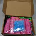 141 Pieces Hair Rollers Set Include 60 Plastic Hair Rollers (Multicolor,6 Size)