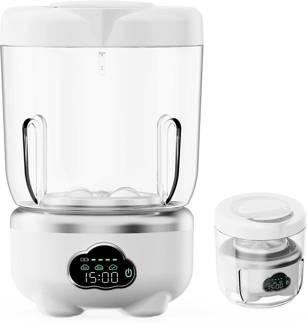 Mini Underwear Washing Machine, Portable Washing Machine, Upgrade 1.6L Foldable Mini Washer with 3 Modes, Rechargeable Laundry Machine for Socks, Bikinis,Baby Clothes, Travel, RV, Apartment