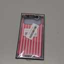 Magnetic Case for iPhone 17 Pro Max, Compatible with MagSafe, Aesthetic Striped Cute Design for Women, Hybrid 2-Layer Hard Shell Phone Cover, Hot Pink (Red)