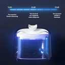 Quiet Automatic Pet Water Fountain, 1.8L Large Capacity Cat and Dog Flowing Water Dispenser, Low Noise Design, Ideal for Indoor Pets, Keeps Water Clean, for Cats Dogs