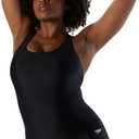 Speedo Womens Swimsuit One Piece Powerflex Ultraback Solid, 14L