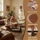 SoulNest Mid Century Small Coffee Table, Walnut Coffee Table for Living Room, Suitable for Living Room, Reception Room or Office (Small, Triangle), 32.3"d X 22"w X 16.5"h