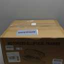 Under Desk Elliptical Machine, Electric Elliptical Leg Exerciser for Seniors with 12 Adjustable, Portable Quiet Elliptical Exercise Machine, Seated Pedal Exerciser with Remote Control (Orange)