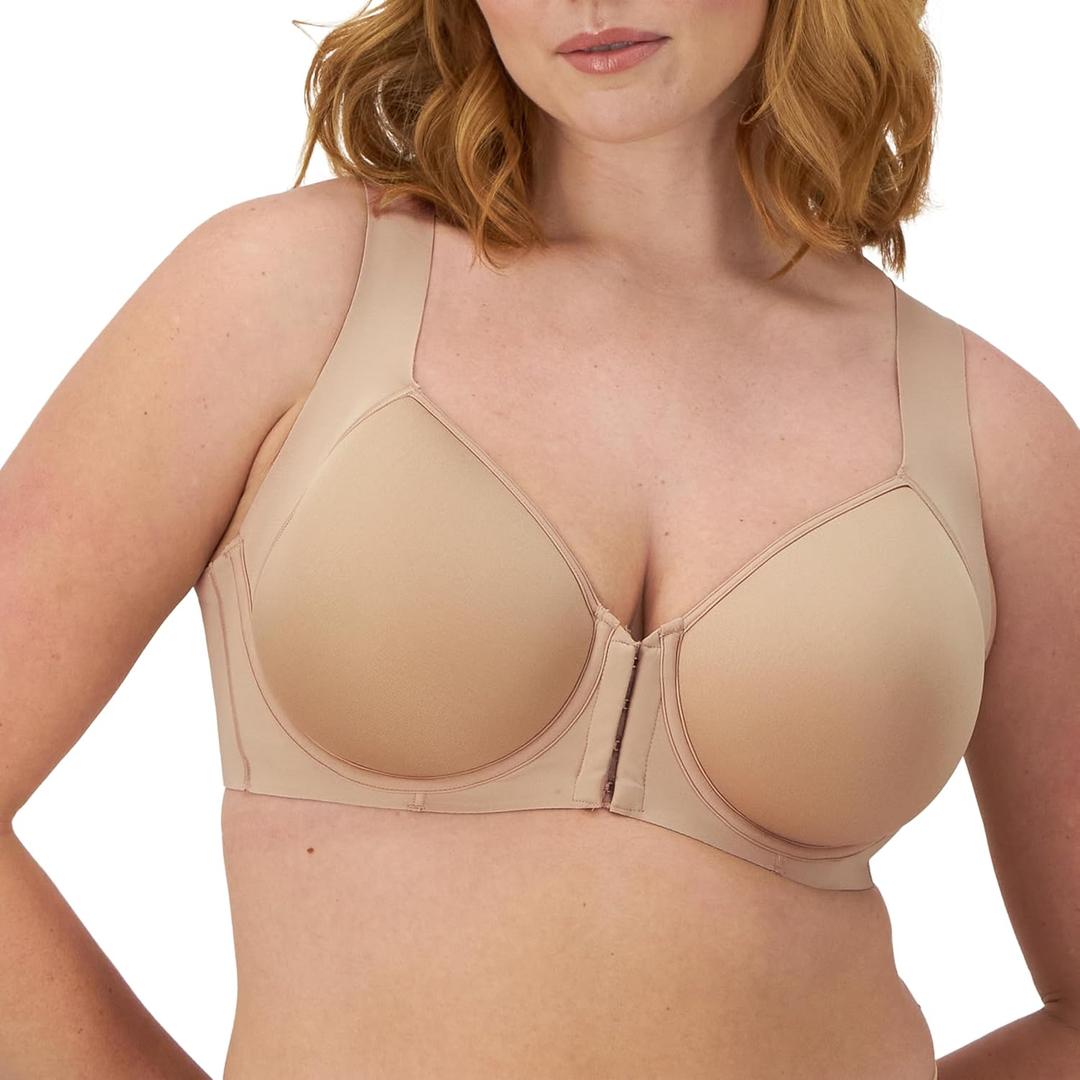 Bali Women's One Smooth U Posture Boost W/Eversmooth Back Underwire Bra (38C)