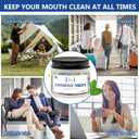 Toothpaste Tablets - Nano Hydroxyapatite, Flouride & Plastic Free, Small Size & Travel Friendly, Available for All Age People