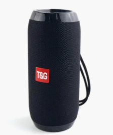 T&G117 Waterproof Portable Bluetooth Speaker (Black)  Outdoor Wireless Speaker with Deep Bass, TF Card & FM Radio Compatibility