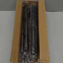 Creatyi 28 to 75 Inches Double Shower Curtain Rod Adjustable Double Shower Curtain Rods for Bathroom (28 to 75'', Black)