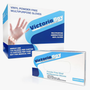 VicBay Clear Vinyl Gloves | 1000 Ct | Food Safe, Powder-Free, Latex-Free | Disposable, Multi-Use | L