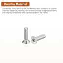 3 x 5/16-18 x 1-1/4" Flat Head Socket Cap Screws, 15 Pack 304 Stainless Steel Hex Socket Flat Head Screws, Full Thread, Countersunk Bolts