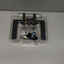 Kwikset Halifax Interior Passage Door Handle, Lever For Closet and Hallway Doors, Reversible Non-Locking Handle Lever, Matte Black, with Microban Protection, Square Rose (1 Pack)