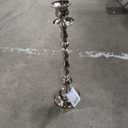 Deco 79 Aluminum Metal Candelabra, 10" x 10" x 23", Silver