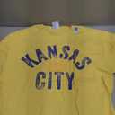 Kansas City Vintage Kc Blue & Yellow Cool Kansas City Locals T-Shirt Small