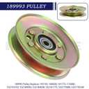 2 Pack 189993 Pulley Replaces 532193195 Pulley, 193195 Pulley, Craftsman 189993, 532189993, Craftsman 175080 Pulley, 532184058, 181775, 532181775 for Husqvarna GTH2548 GTH2248 Decks
