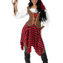 shack Women's Pirate Costume - Adult Pirate Wench Outfit for Halloween, Dress Up, Themed Parties, Cosplay S