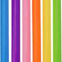 The Dreidel Company 135 Hanukkah Menorah Candles, Crayon Design, for All 8 Nights of Chanukah, Multicolored Bulk Family Pack