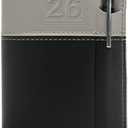 2026 Pocket Planner/ Pocket Calendar and Pen, 3.5"x6": Includes 14 Months (November 2025 - December 2026) / 2026 Weekly Planner/ Weekly Agenda/ Monthly Calendar Organizer (Gray/ Black)