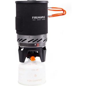 Fire-Maple "Fixed Star 1" Backpacking and Camping Stove System | Outdoor Propane Cooking Gear | Portable Pot/Jet Burner Set | Ideal for Hiking, Trekking, Fishing, Hunting Trips and Emergency Use (Black)