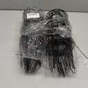 Decorative Garden Fence Border Rolls, Total 14 in x 40 ft 2 Pack Metal Folding Flat Wire Fencing for Yard, Black PVC Coated Outdoor Patio Landscape Flower Bed Edging