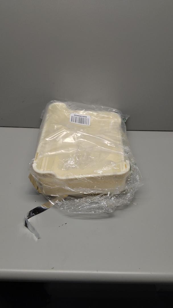 Hamiledyi Extra Large Rabbit Litter Box Pet Corner Toilet Small Animal Potty Trainer Huge Bunny Litter Pan with Plastic Grate Deep Dump Tray for Adult Guinea Pigs Chinchillas Ferrets Galesaurs White