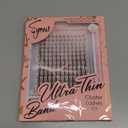 EYEVIS Fairy Lash Clusters Kit 144PCS Ultra-Thin Invisible Band Lash Extension Kit 8-18mm Manga Eyelash Extension Kit C Curl Lash Clusters Wet-Look Anime DIY at Home Fairy Kit,8-18mm