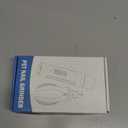 VIWIK Dog Nail Trimmers with Light, Cat Dog Nail Clippers, Dog Nail Grinder Quiet for Large Medium Small Dogs Paw & Cats Claw, Electric 2-Speed Pet Toenail Grooming Supplies, Gifts for Dog Lovers. (White+Blue)