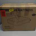 OhGeni Air Mattress Full with Built-in Pump,18'' Comfortable Blow Up Colchones Inflables Mattress for Home,Guests,Foldable,Portable Bed for Adults,Durable Airbed Supports Up to 600 lbs,Black