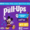 Pull-Ups Boys' Potty Training Pants, Size 4T-5T Training Underwear (38-50 lbs), 82 Count