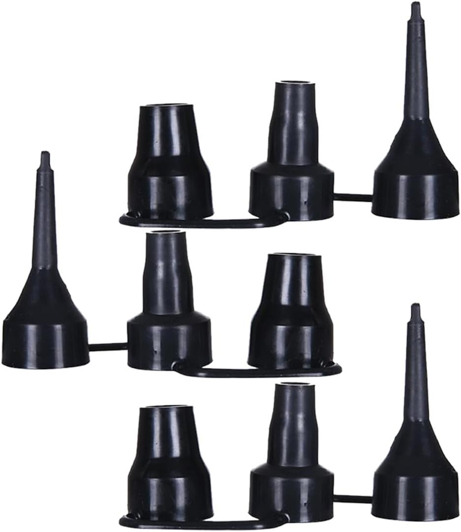 Air Pump Replacement Nozzles, 3 Pack Inflatable Pump Nozzles Head, Air Pump Inflator Adaptor Accessory for Partial Air Bed, Air Mattress etc