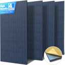 4 Pack High Density Large Acoustic Panel Sound Absorbing with Self-Adhesive 47.2*23.6in