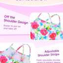 Girls Swimsuit Sleeveless Bathing Suits Back Cutout Summer Swimwear with Removable Chest pad 6-14 Years