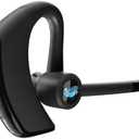 BlueParrott M300-XT SE Mono Bluetooth Wireless Headphones 80% Noise Canceling Earpiece Headset for Mobile Workers & Delivery Drivers, Compact Design with IP54-Rated Protection, 14 hrs Talk Time, Black