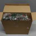 Crowye 6 Pcs Small Mini Christmas Cabinets Wreaths for Kitchen with Ribbon 10'' Hanging Artificial Green Leaves Decor Berry for Window Front Door Kitchen Wall Decor (Red and Black)