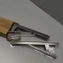 304 Stainless Steel microwave shelf wall mount,microwave mounting kit, Foldable, 8 x 8.5 inches, Set of 2 (Silvery)