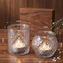 36pcs Clear Votive Candle Holders for Table Centerpiece, Glass Tea Light Candle Holder Set for Wedding Decor Home Party Decoration