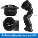 4738ER1004B LG Washer Washing Machine Dispenser Hose Compatible with LG Kenmore GE Washer Hose Bellows w/clips 4738ER1004A, AP4436600, AP4436600, WM3670HWA