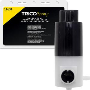 TRICO Spray Automotive Replacement Windshield Washer Pump (11-534) Fits Select Cadillac, Chevrolet, GMC, and Pontiac Model Years