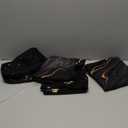 Bonhause Black Gold Grey Marble Throw Pillow Covers 18 x 18 Inch Marble Texture Modern Decorative Pillow Cases for Couch Sofa Bed Home Decor Set of 4