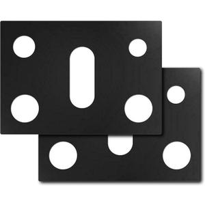 Gas Stove Burner Covers 2 Pack- XZSUN 0.2mm Double Thickness Reusable Gas Range Protectors For Samsung 30 inch Gas Stove (Black-2pack)