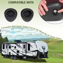 Replacement Override Plug Compatible with Power Tongue Jack on Travel Trailers / 5th Wheel RVs (2 Pcs)