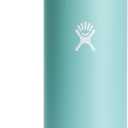 Hydro Flask Water Bottle - Insulated Stainless Steel - Wide Mouth Chug Lid, Non Spill, Leakproof in 24 Oz Dew