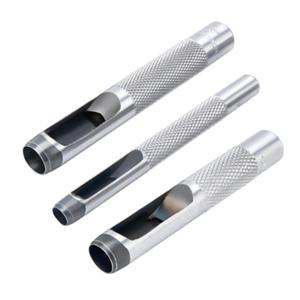 3Pcs Grommets Hole Punch, Steel Hollow Leather Punch Set, 3-Piece Set (1/4, 3/8, 1/2 inch) is an Original Accessory for The ASDFGHT Grommet Tool Kit Grommets