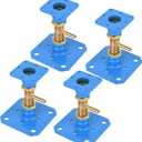 House Support Jacks for Leveling - 4.7" - 6.5" Height Range, 10000 lbs Load Capacity, Telescoping Jack Post for Stabilizing House, Stairs, Porches, Roof Beams and Temporary Support (Blue)