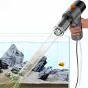 fishands Electric Aquarium Gravel Cleaner  HighPressure Fish Tank Cleaner with Gravel Vacuum for Aquarium, 6in1 Multifunction Aquarium Vacuum Gravel Cleaner with Water Changer & Sand Filter