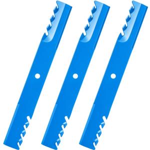 Aeagle Toothed Mower Blade for Husqvarna Scag Ferris 61" Deck 483318 48111 482879 1520842 539101733 112111-03 823006 79-117 794859 7075770 1520842 Bobcat Bunton, High Lift, 3 Pack (Blue)