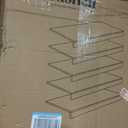 Gashell Wire Shelf Covers, Bamboo Wire Rack Covers for Pantry, Closet (5pcs, 22" W x 16" D)