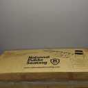 OEF Furnishings OEF3200 Series Heavy Duty, Industrial Grade, Premium Vinyl Folding Chairs 2" Ultra Padded Seat Double Hinged Steel Frame (2 Pack, Black/Black)